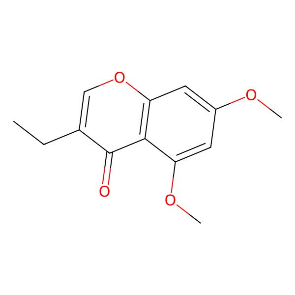 2D Structure of 3-Ethyl-5,7-dimethoxychromen-4-one 2D Structure of 3-Ethyl-5,7-dimethoxychromen-4-one
