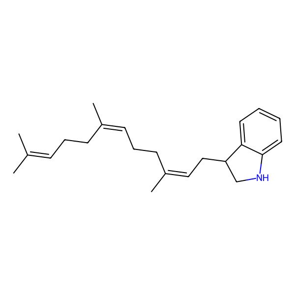 2D Structure of 3-Farnesylindole 2D Structure of 3-Farnesylindole