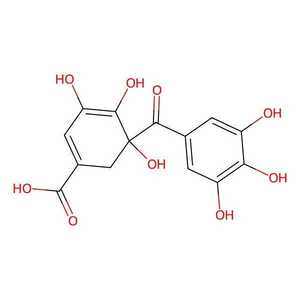 2D Structure of 3-Galloyl-gallic acid