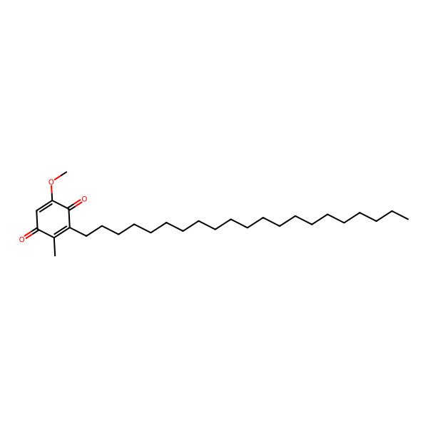 2D Structure of 3-Henicosyl-5-methoxy-2-methylcyclohexa-2,5-diene-1,4-dione
