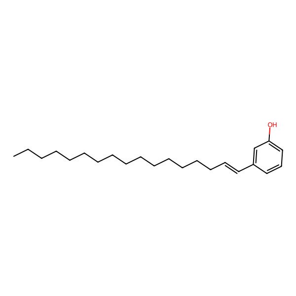 2D Structure of 3-Heptadec-1-enylphenol