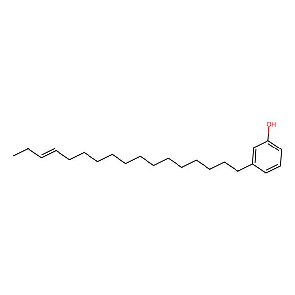 2D Structure of 3-Heptadec-14-enylphenol