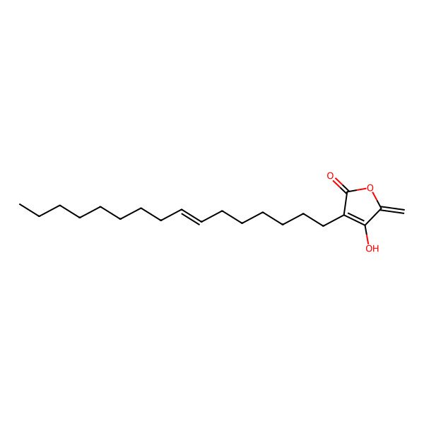2D Structure of 3-Hexadec-7-enyl-4-hydroxy-5-methylidenefuran-2-one