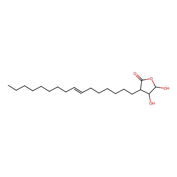 2D Structure of 3-Hexadec-7-enyl-4,5-dihydroxyoxolan-2-one