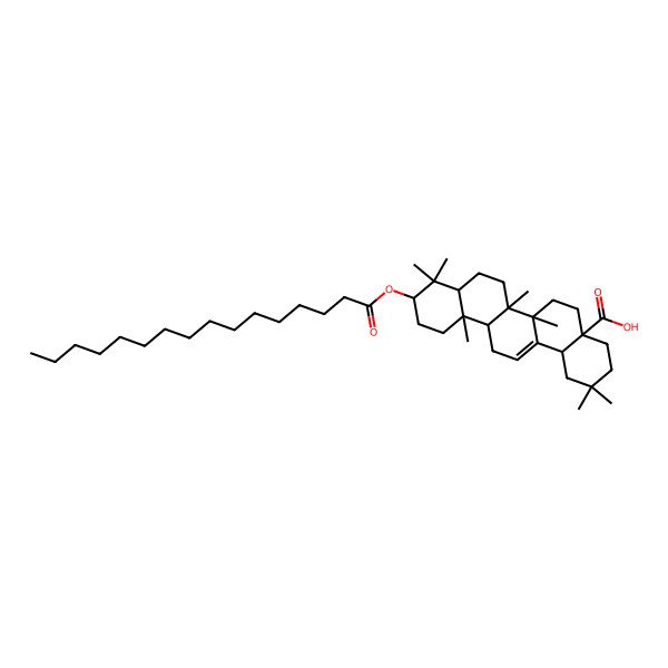2D Structure of 3-Hexadecanoyloleanolic acid 2D Structure of 3-Hexadecanoyloleanolic acid