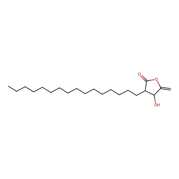 2D Structure of 3-Hexadecyl-4-hydroxy-5-methylideneoxolan-2-one