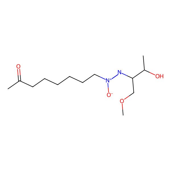 2D Structure of (3-Hydroxy-1-methoxybutan-2-yl)imino-oxido-(7-oxooctyl)azanium