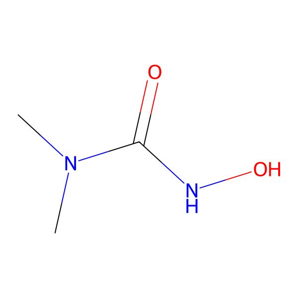 2D Structure of 3-Hydroxy-1,1-dimethylurea
