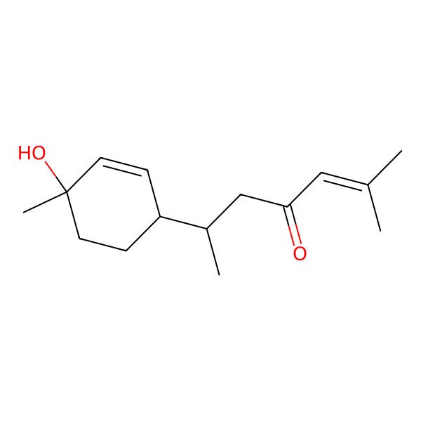 2D Structure of 3-Hydroxy-1,10-bisaboladien-9-one