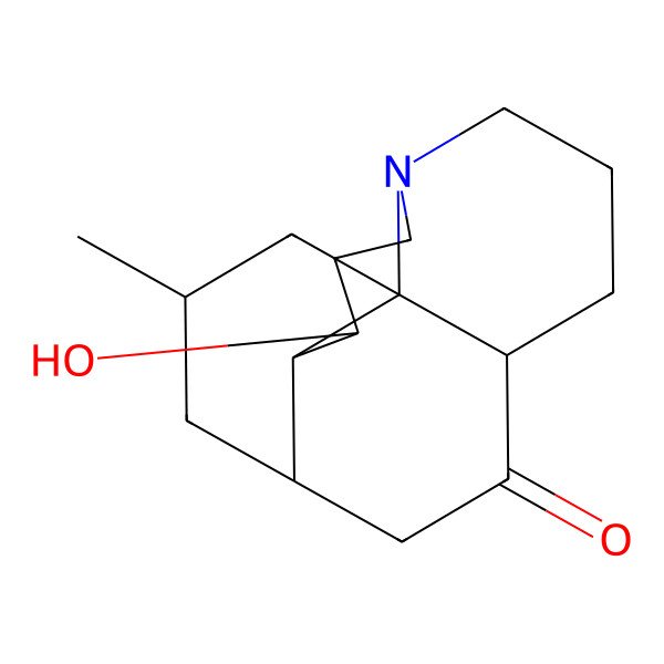 2D Structure of 3-Hydroxy-15-methyl-6-azatetracyclo[8.6.0.01,6.02,13]hexadecan-11-one