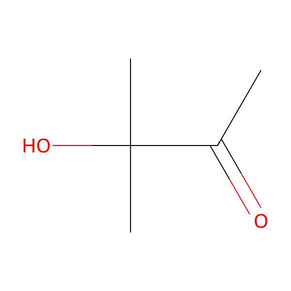 2D Structure of 3-Hydroxy-3-methyl-2-butanone