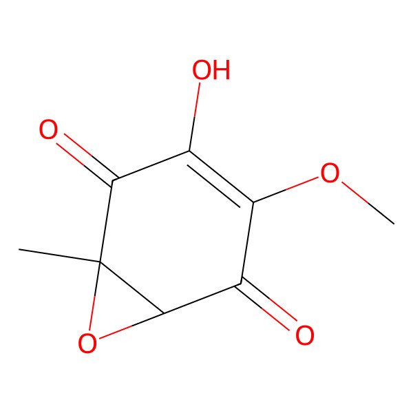 2D Structure of Fumigatin oxide