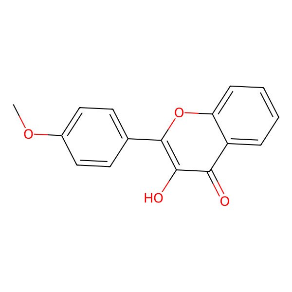 2D Structure of 3-Hydroxy-4'-methoxyflavone