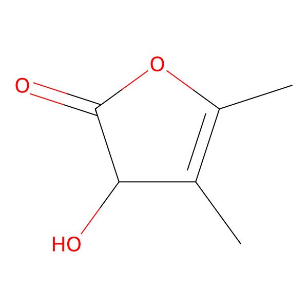 2D Structure of 3-hydroxy-4,5-dimethyl-3(2H)-furanone