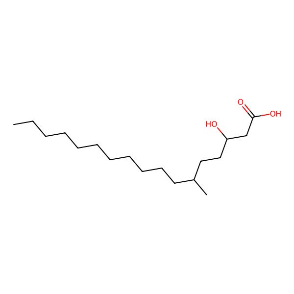 2D Structure of 3-Hydroxy-6-methylheptadecanoic acid 2D Structure of 3-Hydroxy-6-methylheptadecanoic acid