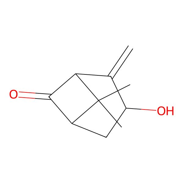 2D Structure of 3-Hydroxy-7,7-dimethyl-2-methylidenebicyclo[3.1.1]heptan-6-one