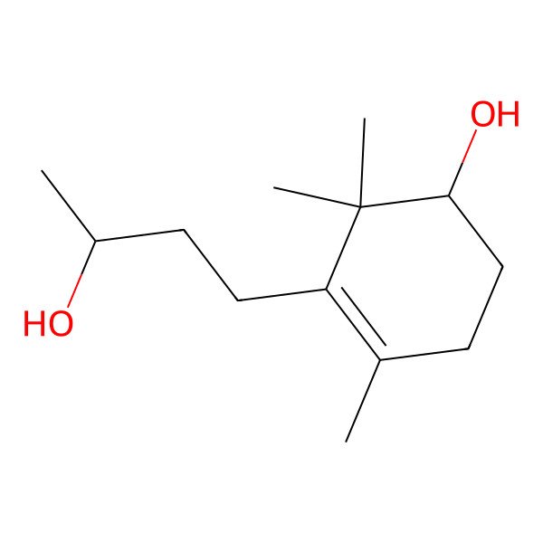 2D Structure of 3-Hydroxy-7,8-dihydro-beta-ionone 2D Structure of 3-Hydroxy-7,8-dihydro-beta-ionone