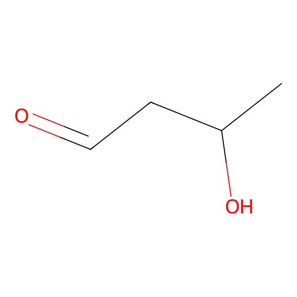 2D Structure of 3-Hydroxy-butyraldehyde