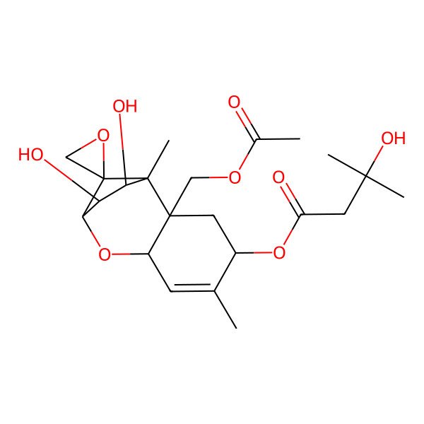 2D Structure of 3'-hydroxy HT-2 toxin