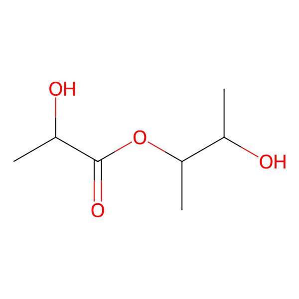 2D Structure of 3-Hydroxybutan-2-yl 2-hydroxypropanoate