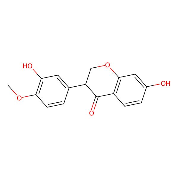 2D Structure of 3'-Hydroxydihydroformononetin