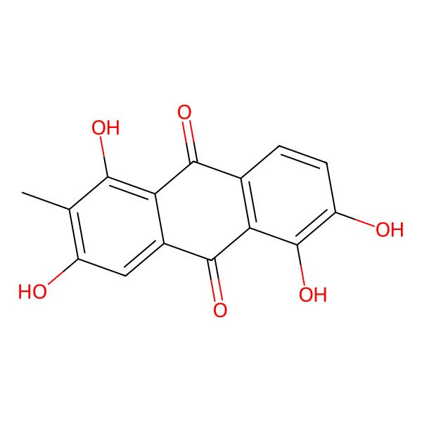 2D Structure of 3-Hydroxymorindone