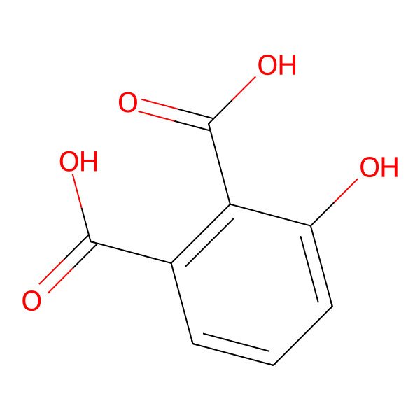 2D Structure of 3-Hydroxyphthalic acid