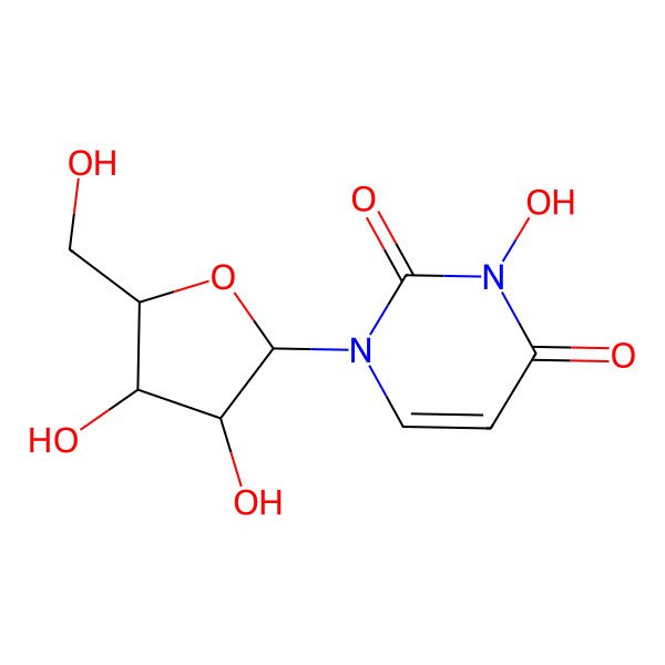 2D Structure of 3-Hydroxyuridine 2D Structure of 3-Hydroxyuridine