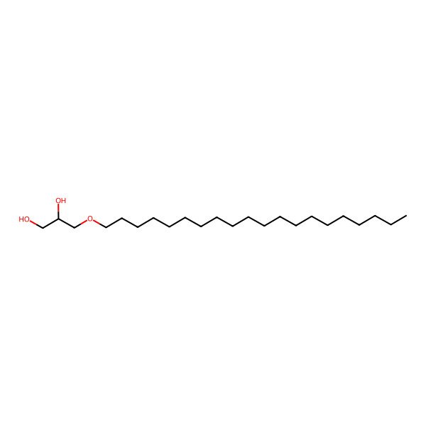 2D Structure of 3-(Icosyloxy)propane-1,2-diol