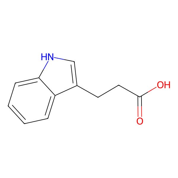 2D Structure of 3-Indolepropionic acid