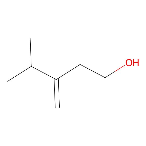 2D Structure of 4-Methyl-3-methylidenepentan-1-ol