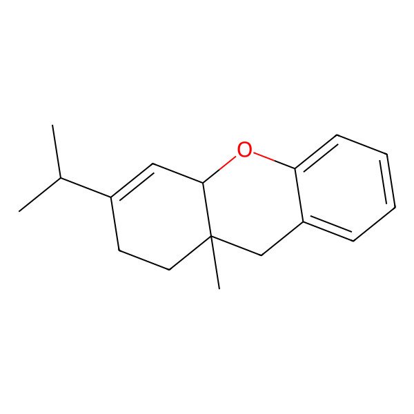 2D Structure of 3-Isopropyl-9a-methyl-1,2,4a,9a-tetrahydroxanthene