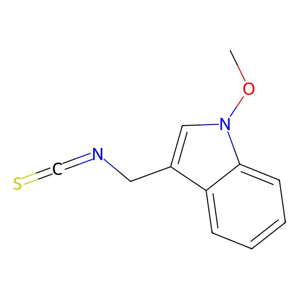2D Structure of 3-(Isothiocyanatomethyl)-1-methoxy-1H-indole