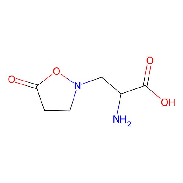 2D Structure of 3-(Isoxazolin-5-on-2-yl)alanin 2D Structure of 3-(Isoxazolin-5-on-2-yl)alanin