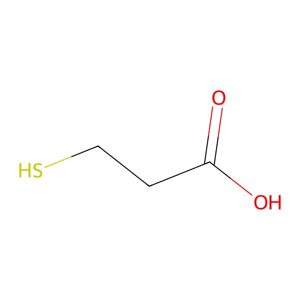 2D Structure of 3-Mercaptopropionic acid