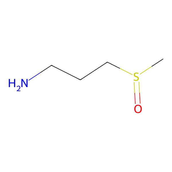 2D Structure of 3-Methanesulfinylpropan-1-amine