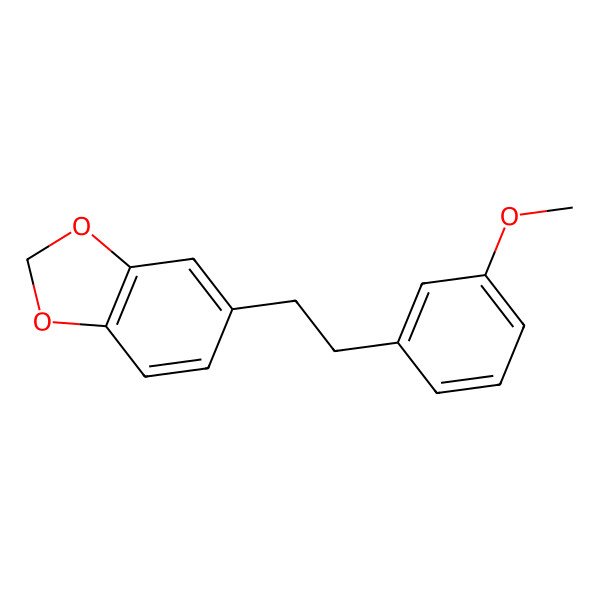 2D Structure of 5-[2-(3-Methoxyphenyl)ethyl]-1,3-benzodioxole
