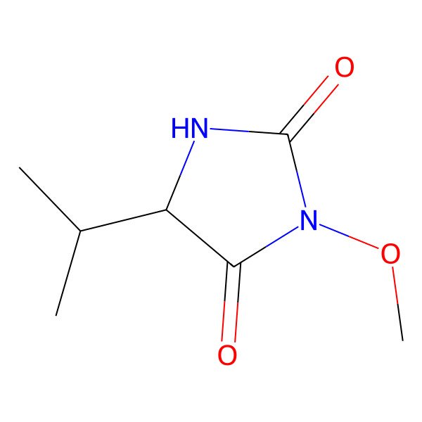 2D Structure of 3-Methoxy-5-propan-2-ylimidazolidine-2,4-dione