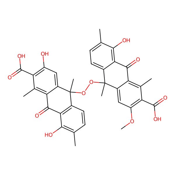 2D Structure of 3-Methoxy oxanthromicin