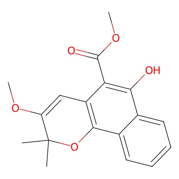 2D Structure of 3-Methoxymollugin 2D Structure of 3-Methoxymollugin
