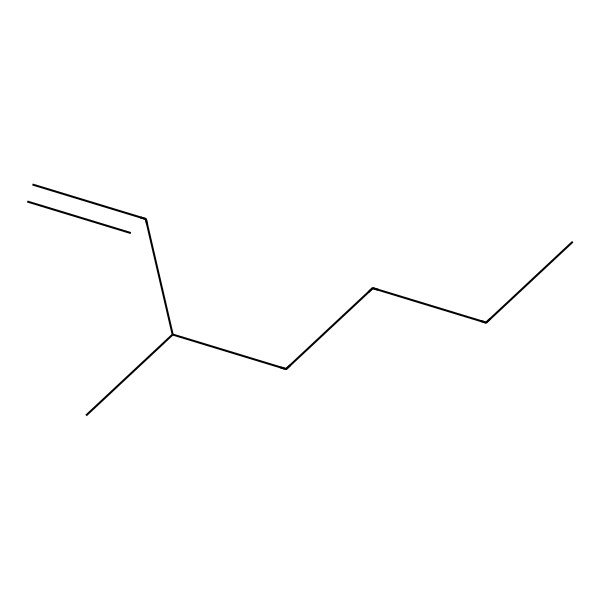 2D Structure of 3-Methyl-1-heptene