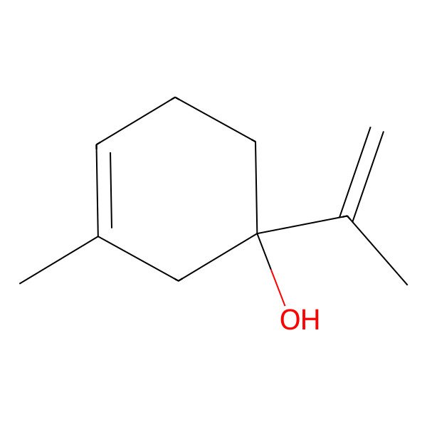 2D Structure of 3-Methyl-1-prop-1-en-2-ylcyclohex-3-en-1-ol