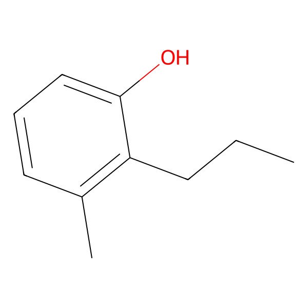 2D Structure of 3-Methyl-2-propylphenol