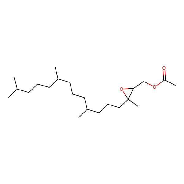 2D Structure of [3-Methyl-3-(4,8,12-trimethyltridecyl)oxiran-2-yl]methyl acetate
