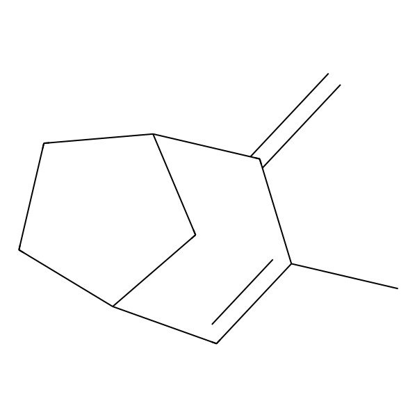 2D Structure of 3-Methyl-4-methylenebicyclo(3.2.1)oct-2-ene