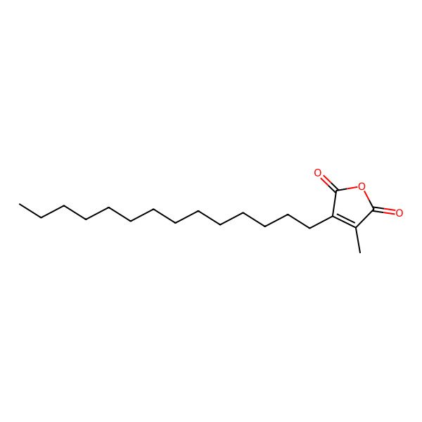 2D Structure of 3-Methyl-4-tetradecyl-2,5-furandione