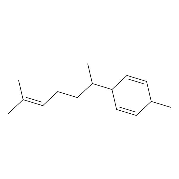 2D Structure of 3-Methyl-6-(6-methylhept-5-en-2-yl)cyclohexa-1,4-diene