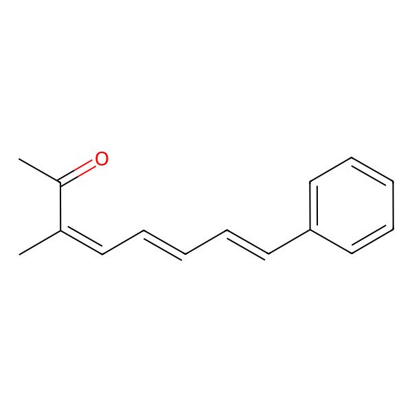 2D Structure of 3-Methyl-8-phenylocta-3,5,7-trien-2-one