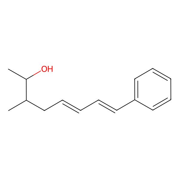 2D Structure of 3-Methyl-8-phenylocta-5,7-dien-2-ol