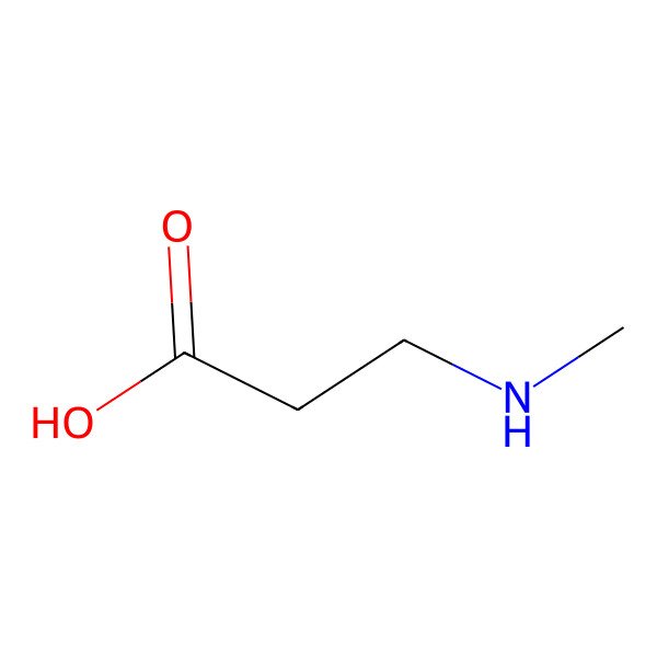 2D Structure of N-methyl-beta-alanine